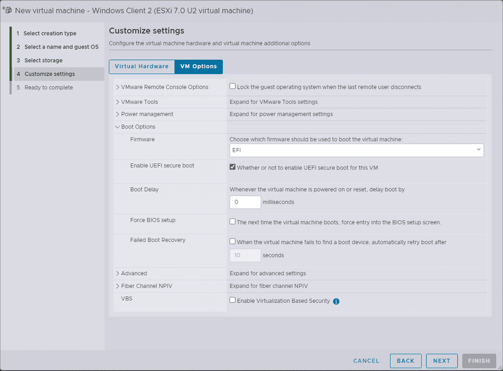 Creating a Windows 11 Virtual Machine in ESXi — Nile Barmore