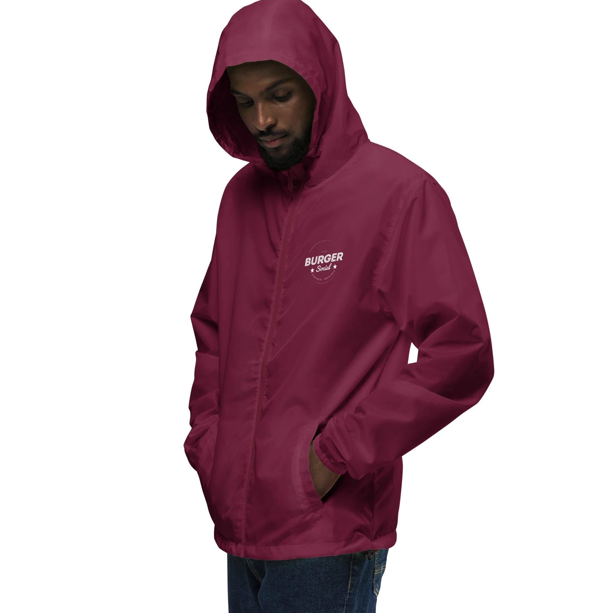 unisex-lightweight-zip-up-windbreaker-maroon-left-front-696fcd7a3a9ba.jpg