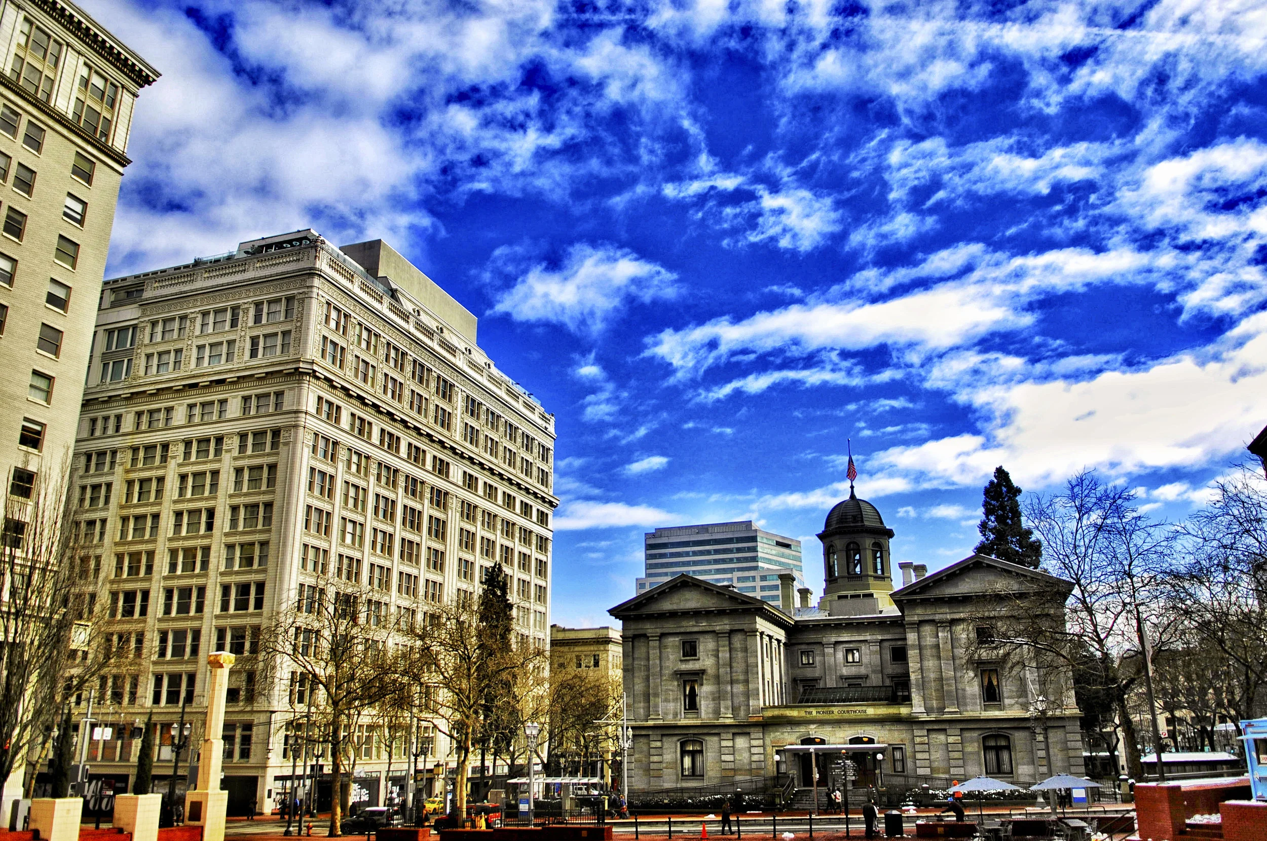 Pioneer Courthouse Skies