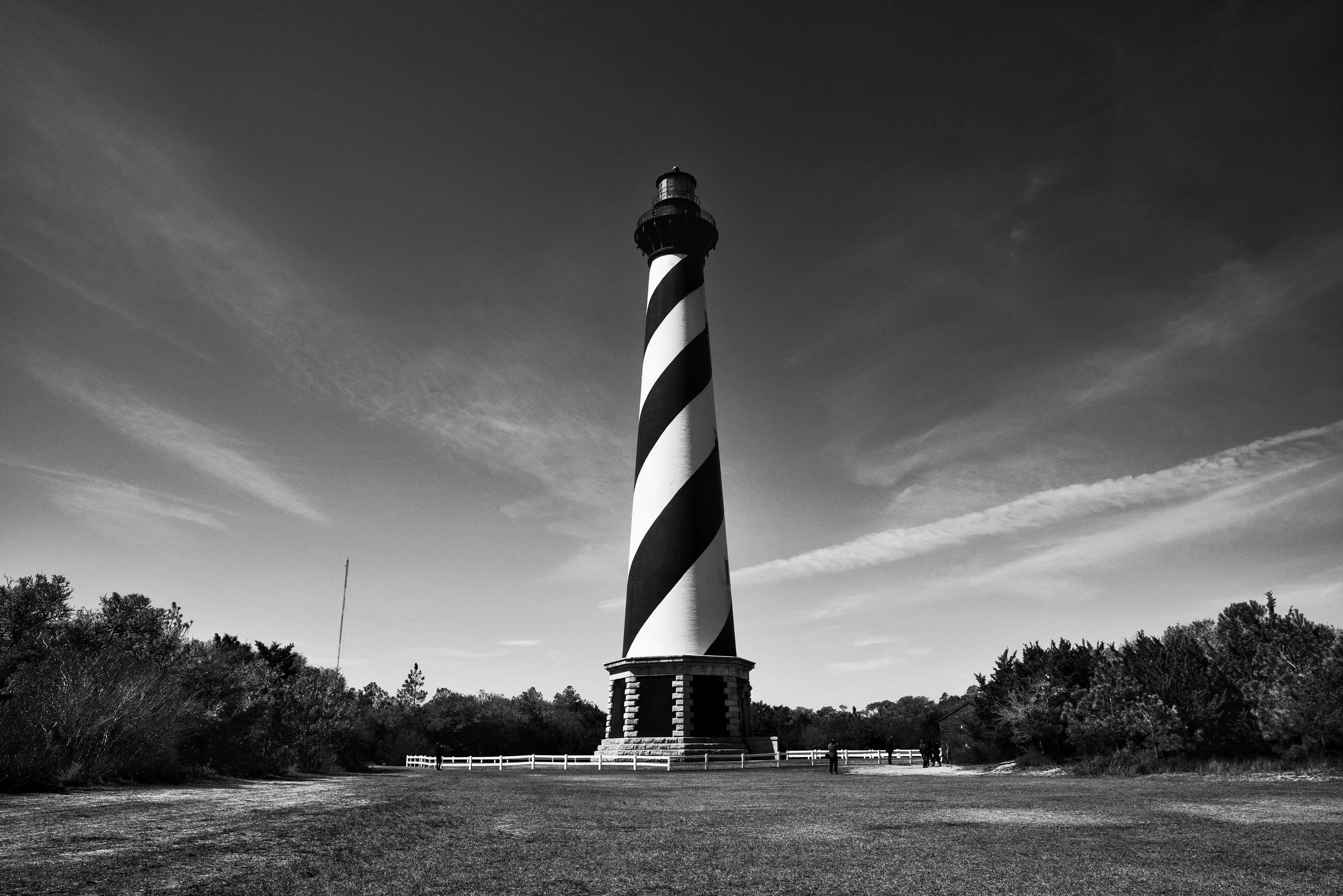 Cape Hatteras Lighthouse B/W