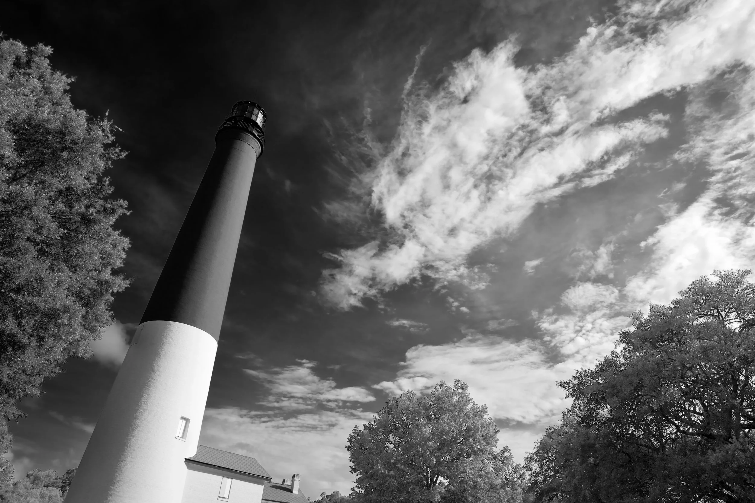 Pensacola Lighthouse B/W II