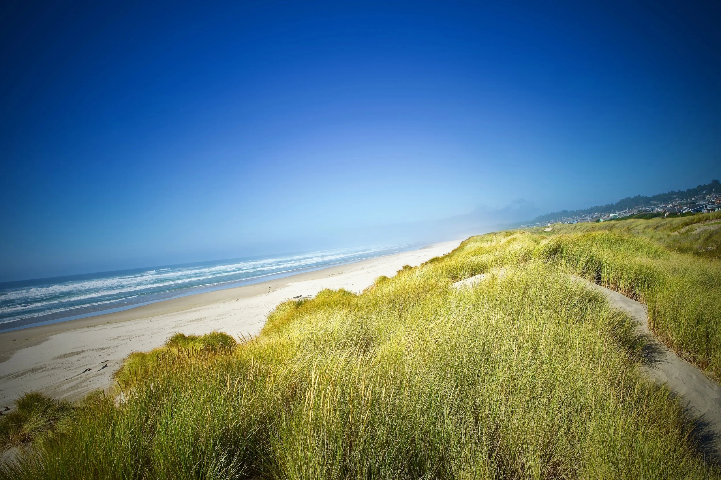 Green, Blue and White