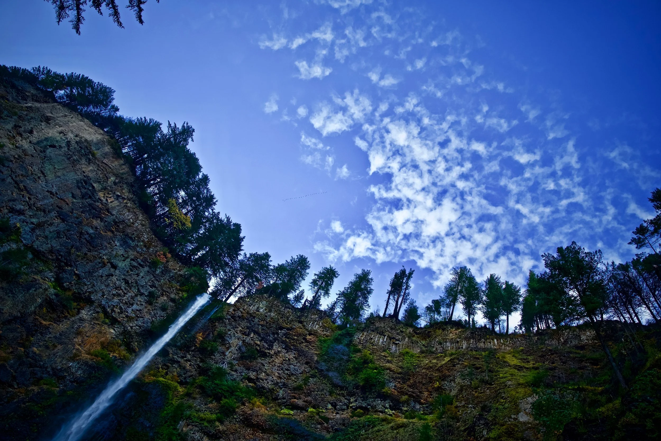 Multnomah Falls Skies