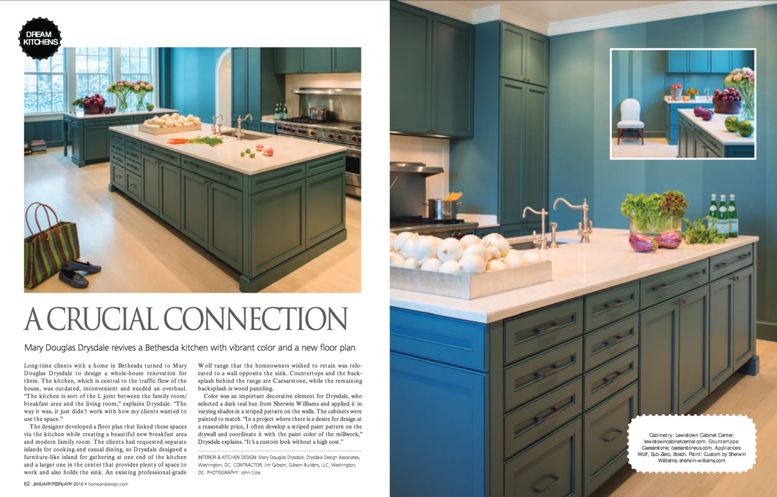   Home &amp; Design Magazine  Winter 2015 Issue Drysdale Design Associates 