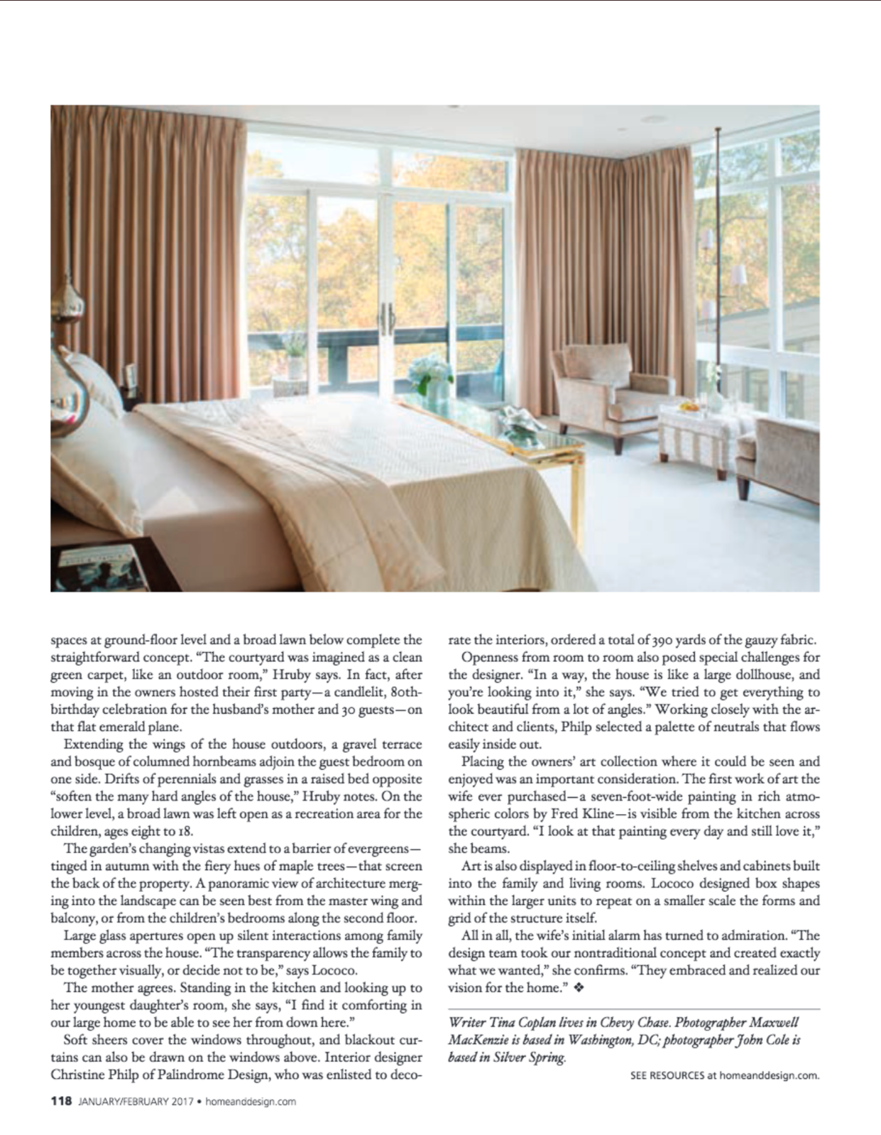 Home & Design Magazine Winter 2017 Issue Donald Lococo Architects
