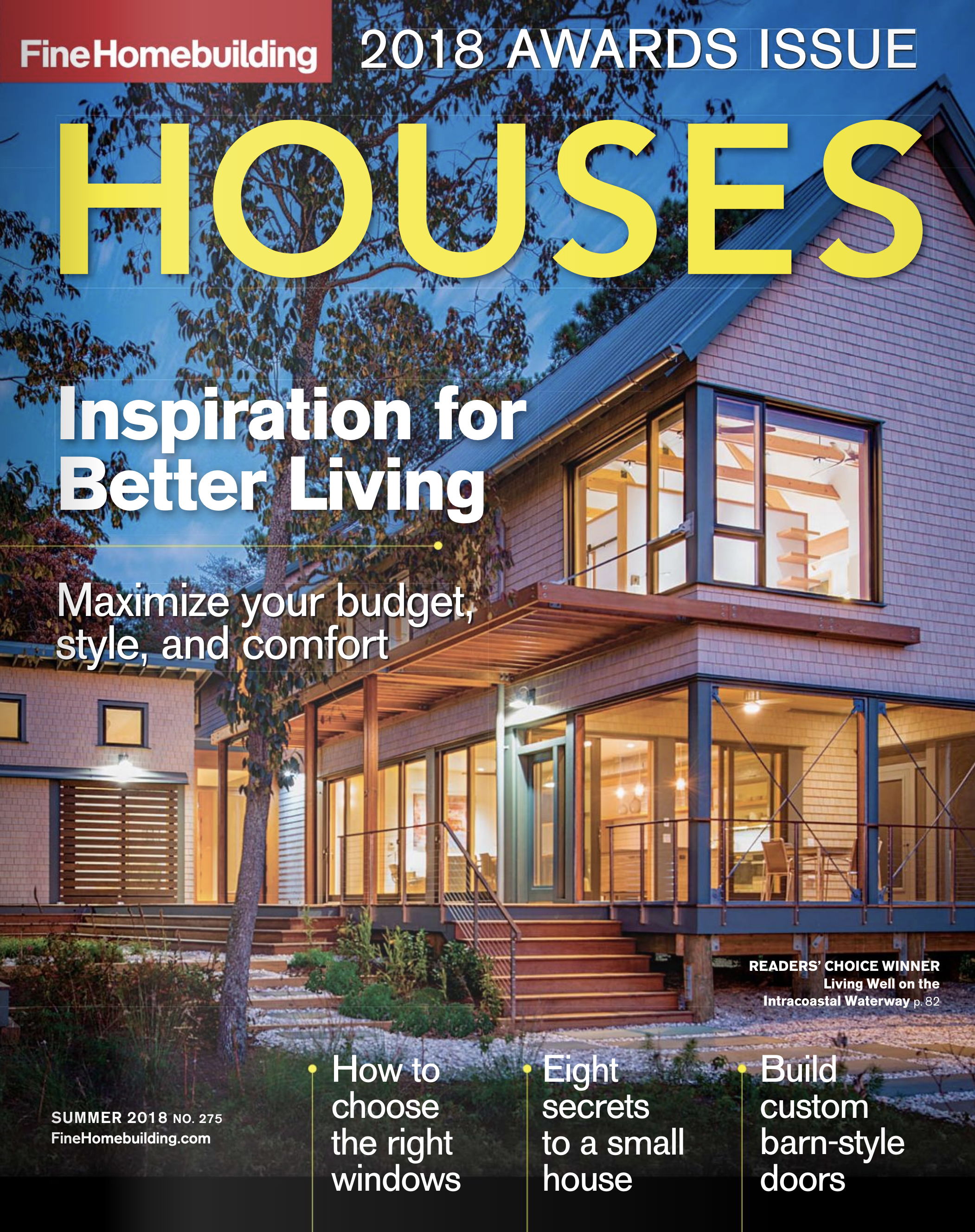   Fine Homebuilding Houses  2018 Awards Issue Summer 2018 Gardner Mohr Architects 