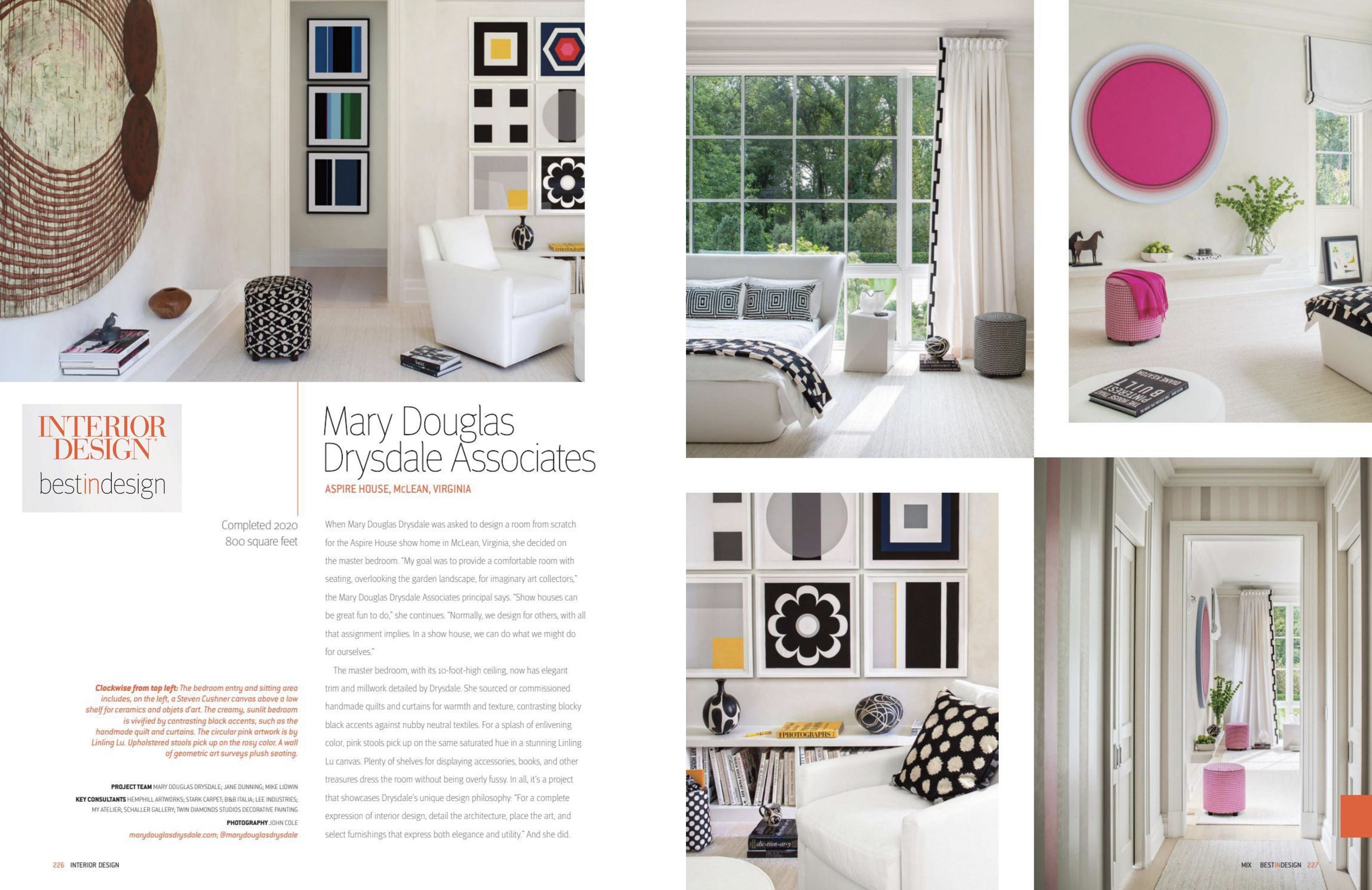  Interior Design Magazine Best In Design 2021 Mary Douglas Drysdale Associates 