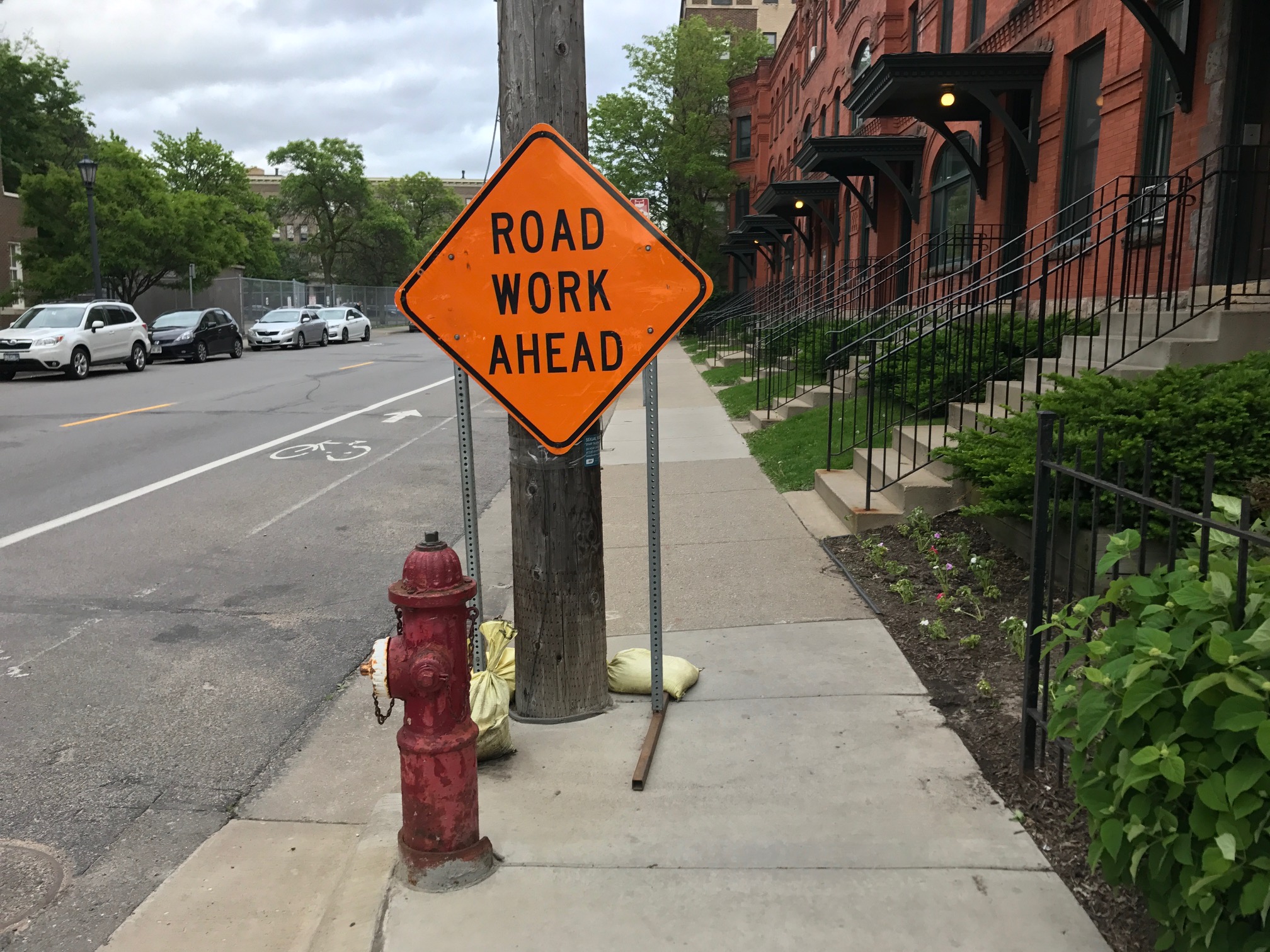 Road Construction Signage Belongs in the Road