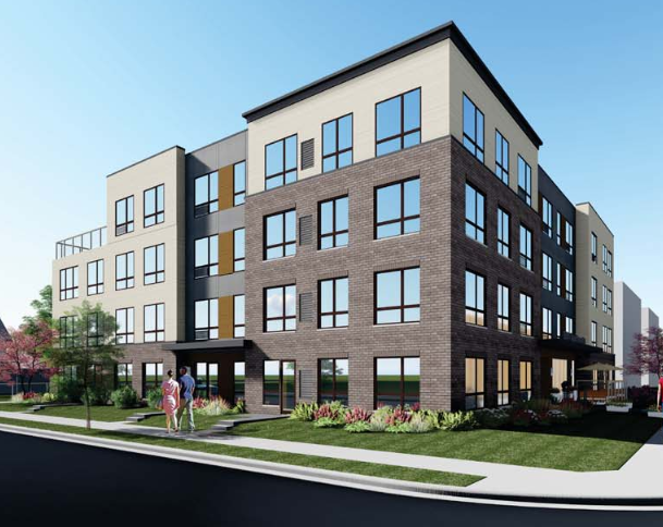 A 49 unit apartment project with 20 parking spaces in the Central neighborhood