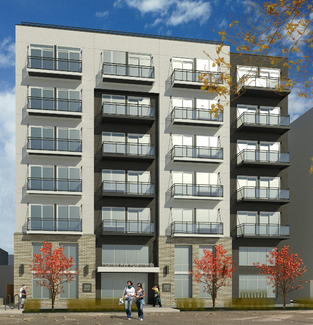 A 71 unit apartment project with 37 parking spaces in Uptown