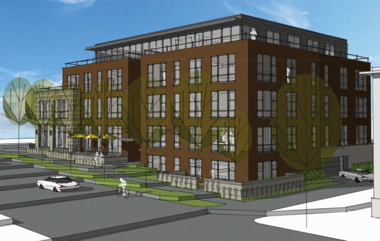 A 25 unit apartment project with 15 parking spaces in Uptown
