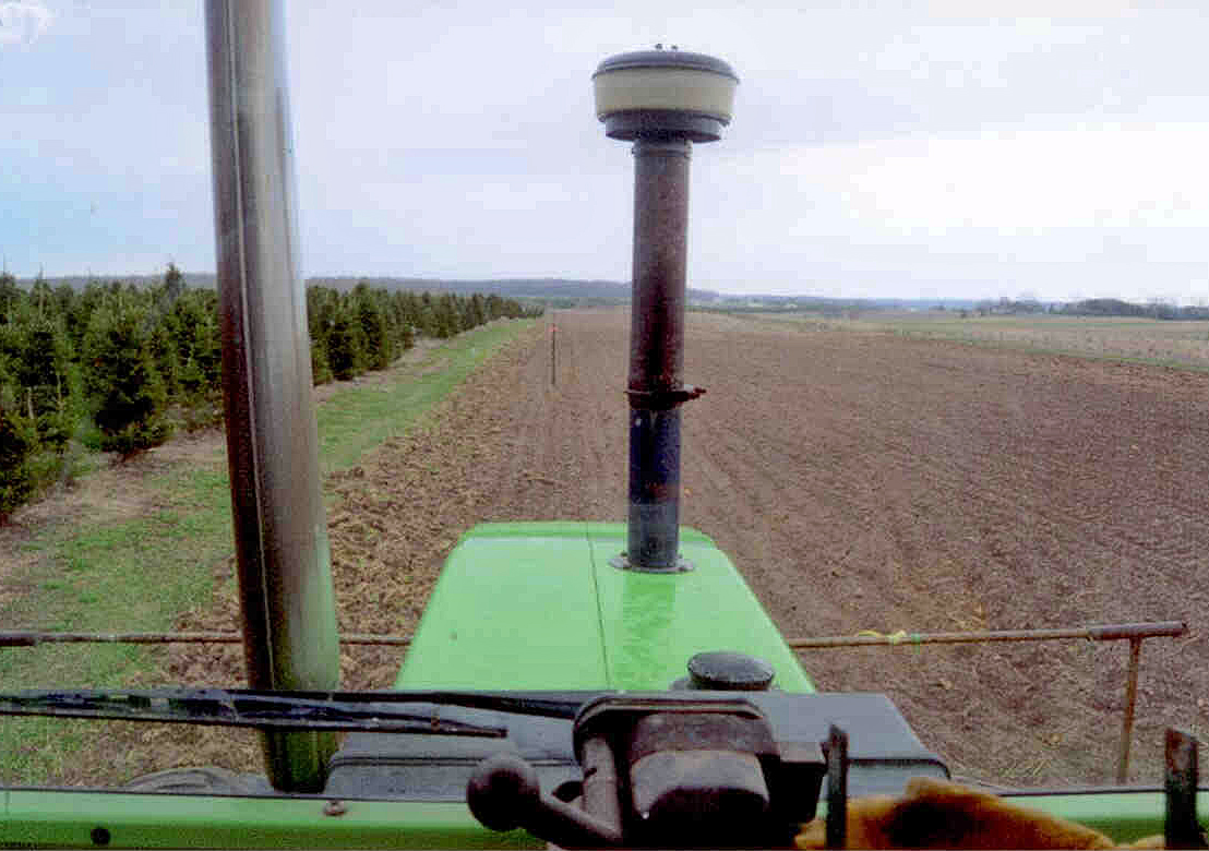 Markers Down The Field Keep Rows Straight