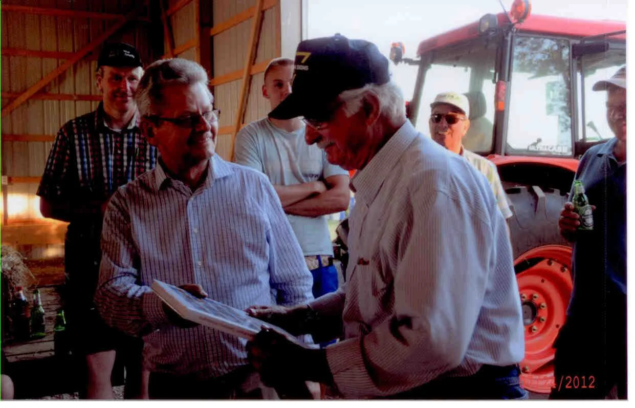 Kurt Presents Me With A Book About The German Christmas Tree Industry