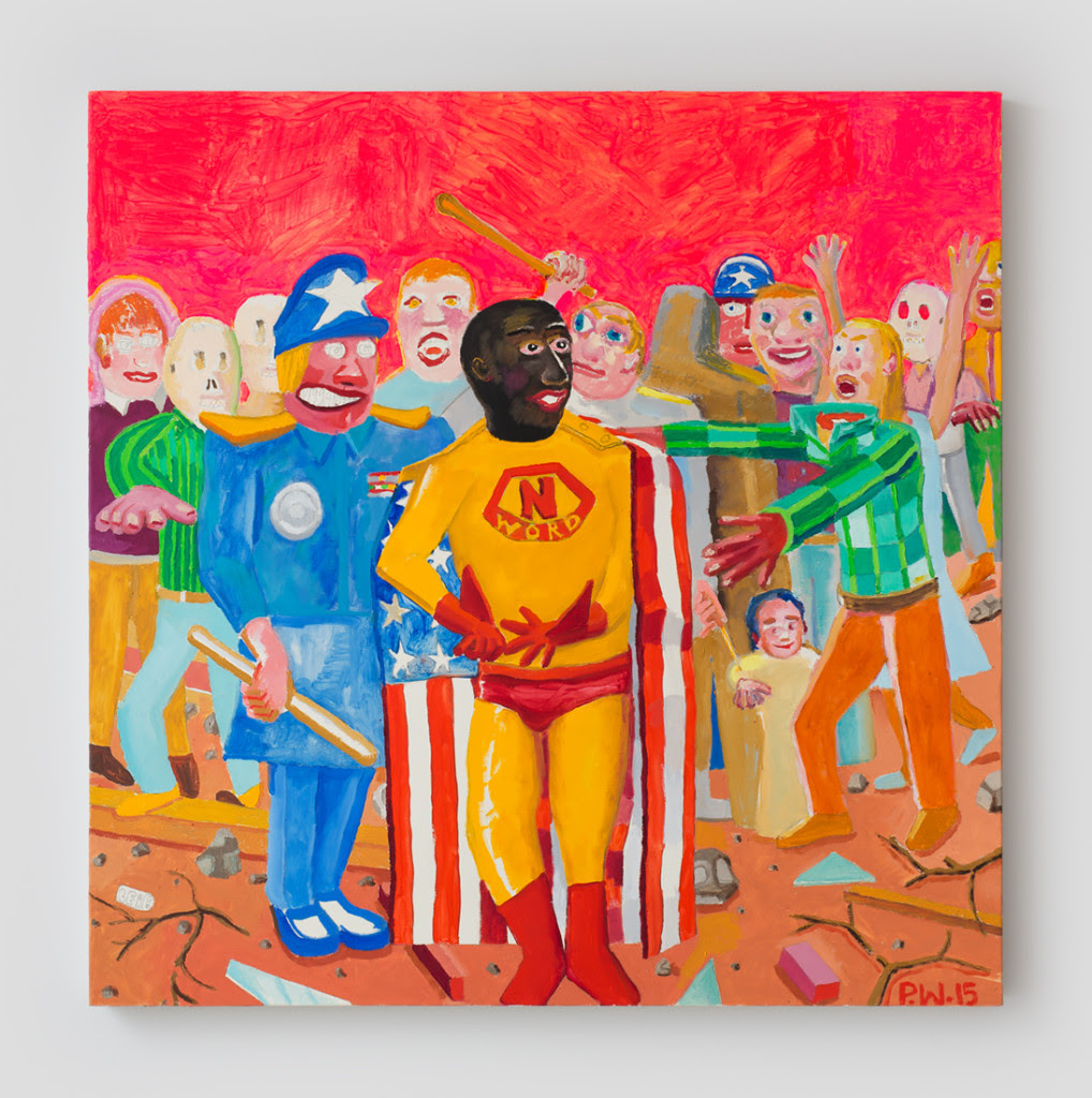 The Arrival, 2015, Oil on canvas, 30 x 30 inches