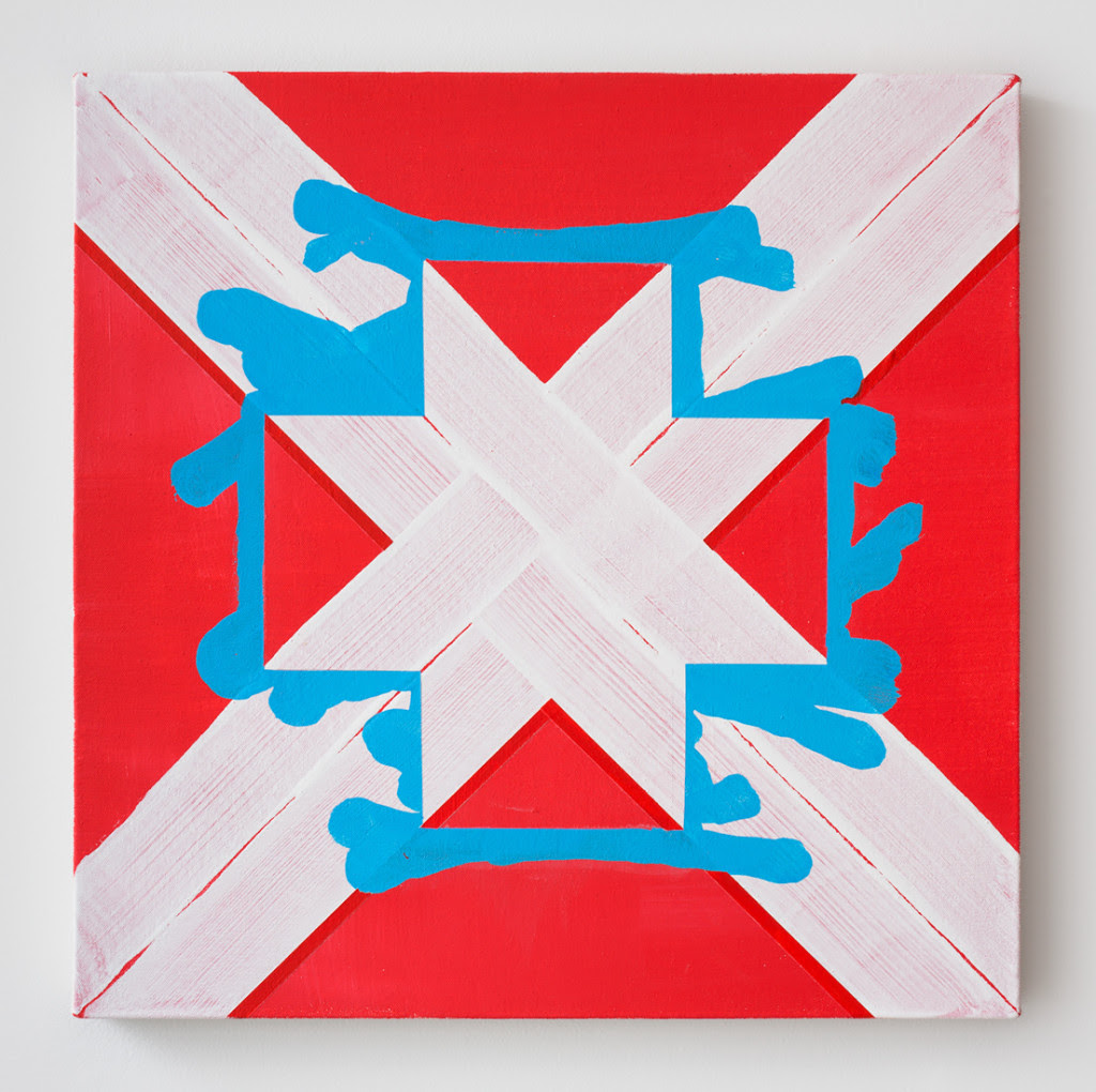 Gary Stephan. Untitled , 2015, Acrylic on canvas, 20 x 20 inches