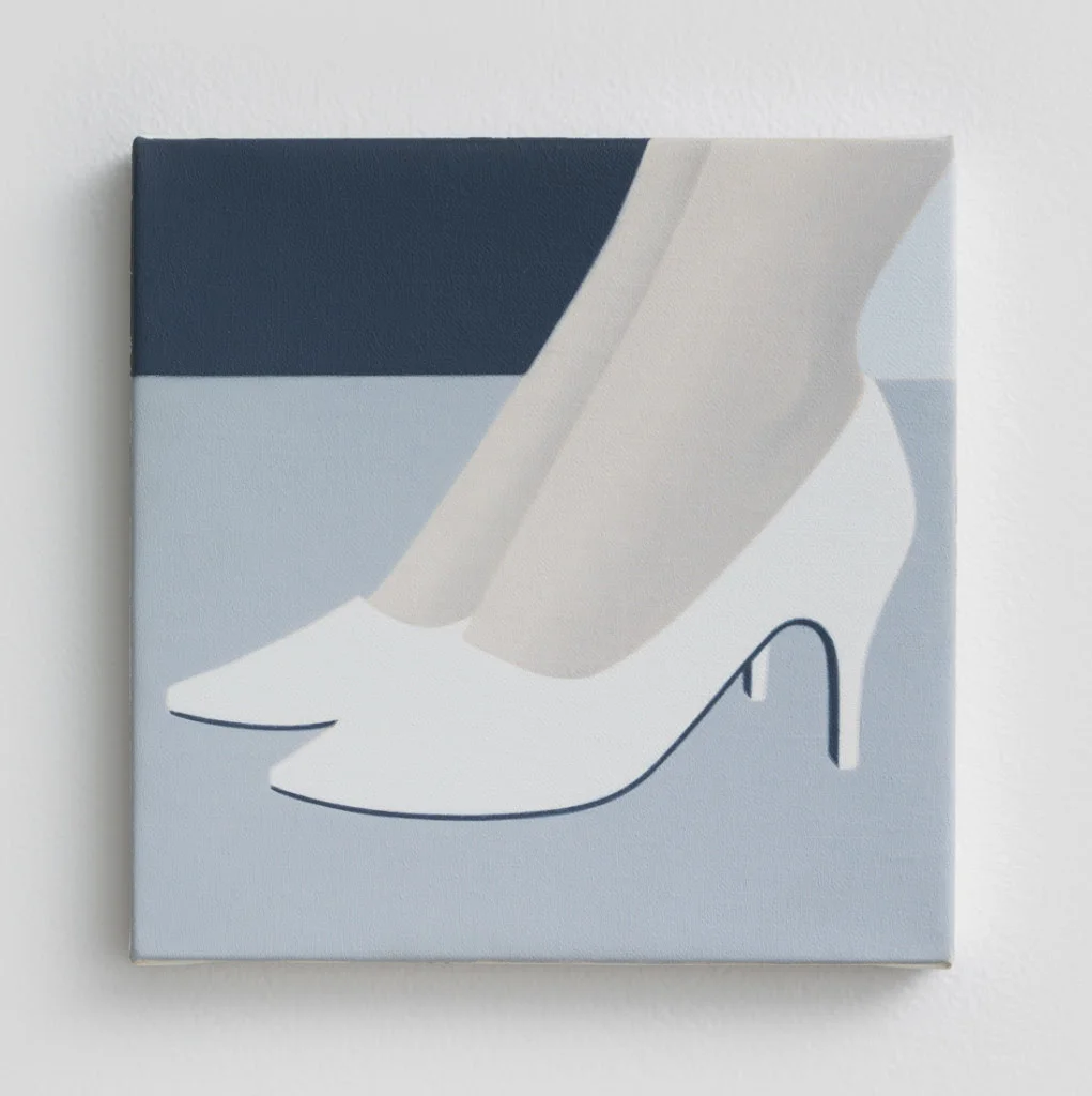 Ridley Howard. Italian Shoes, 2014, Oil on linen, 6 x 6 inches