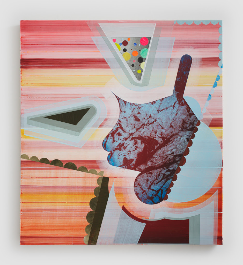 Robert Straight. P-516 , 2014, Acrylic, paper, wood panel, 40 x 36 inches