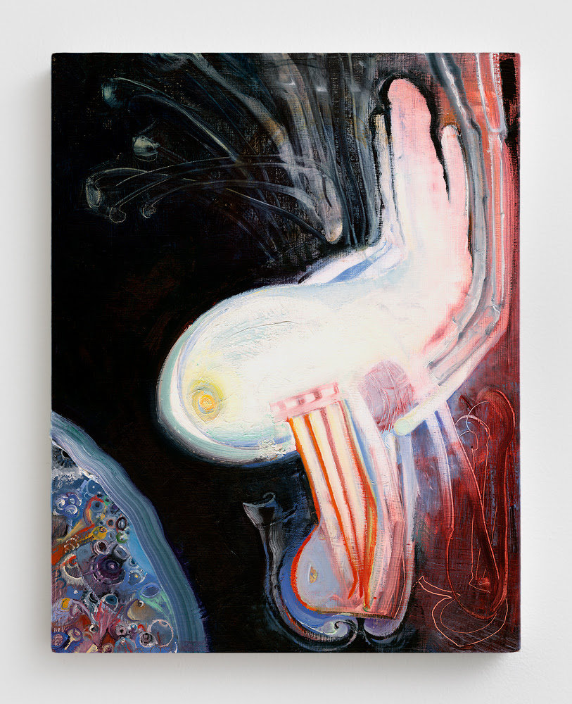 Brian Wood. Twin , 2008, Oil on wood, 14 x 11 inches