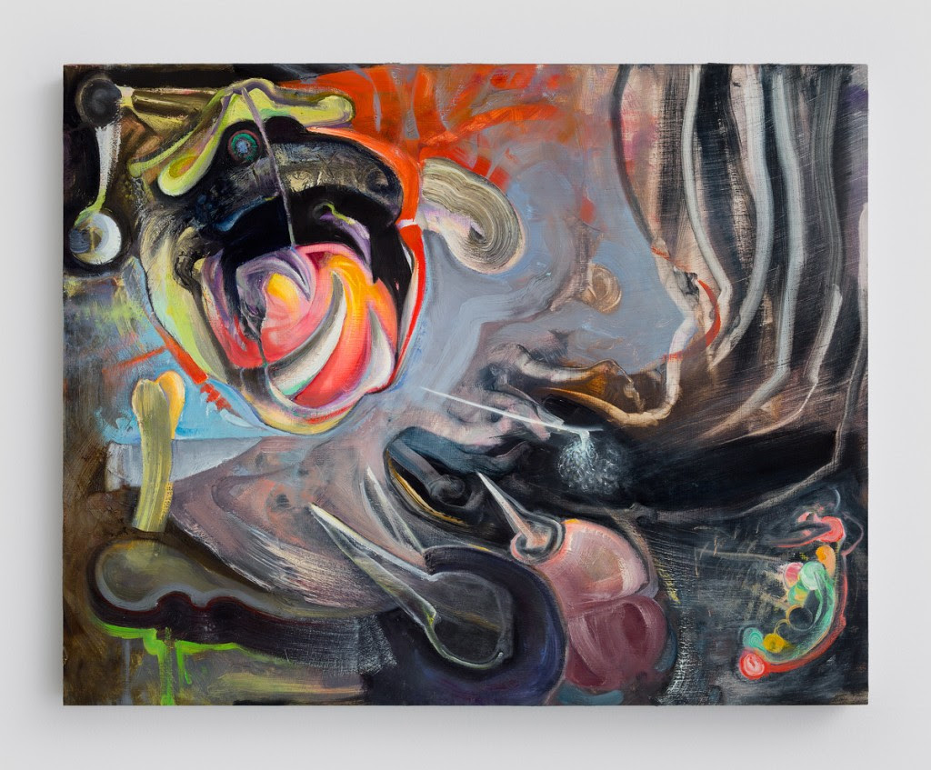 Brian Wood. Bog , 2014, Oil on wood, 16 x 20 inches