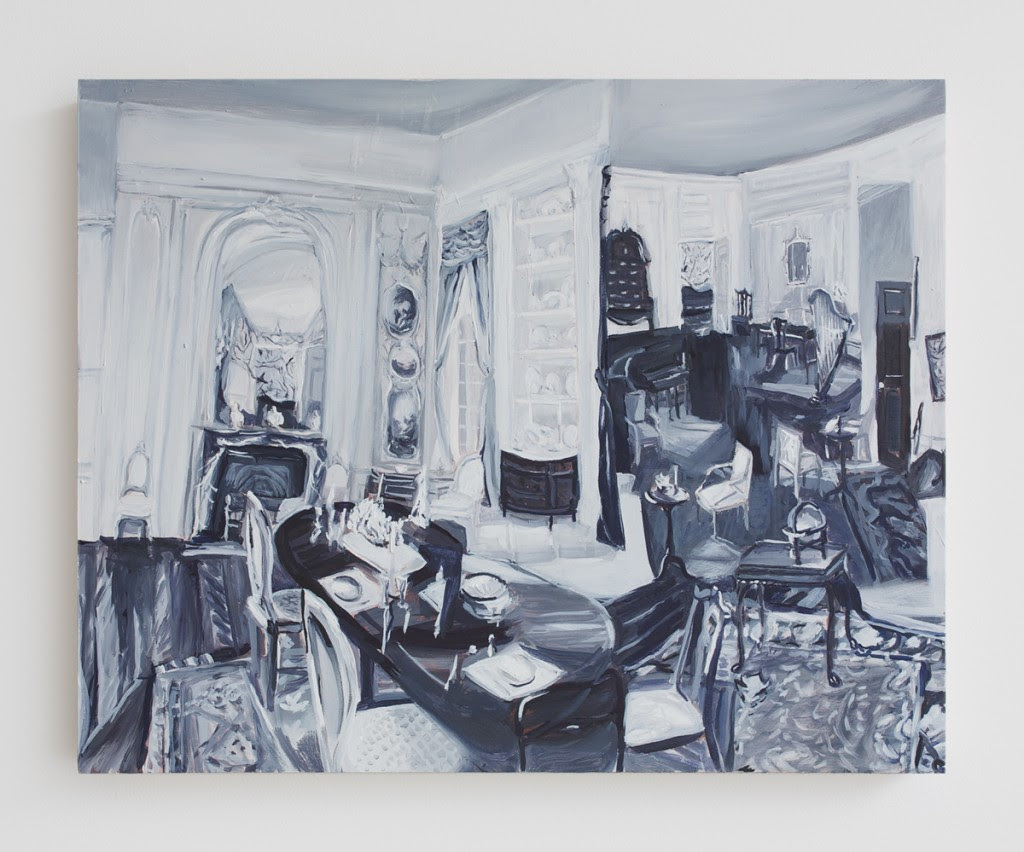 Gretchen Scherer. What the Mirror Sees , 2014, Oil on panel, 16 x 20 inches