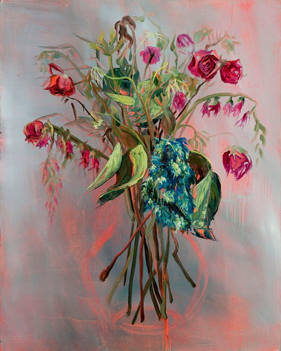 Blue Monday , 2012, Oil on panel, 30 x 24 inches