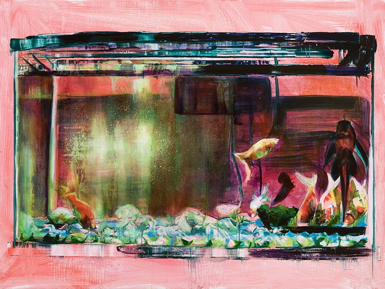 Another one was gone every morning , 2011, Oil on panel, 30 x 40 inches