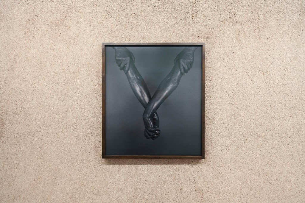 From a mathematics ability perspective we were never meant for each other , 2013 Digital C print, walnut frame, 22 x 20 inches