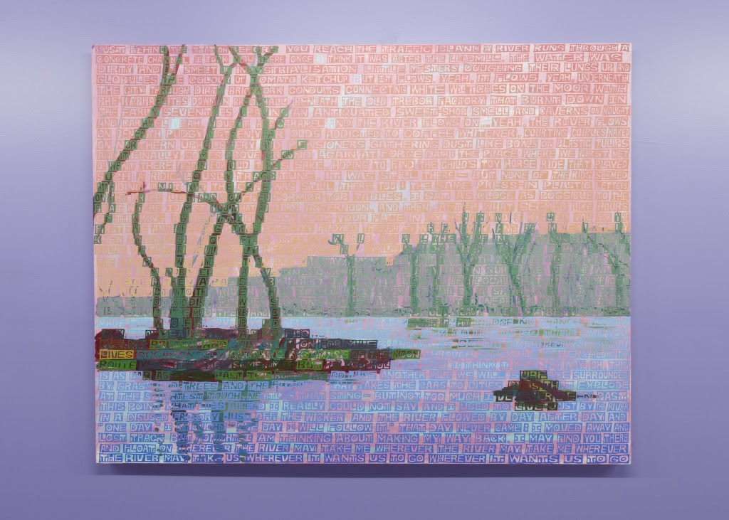 Erik Den Breejen. The River , 2012, Acrylic on canvas, 42 x 54 inches