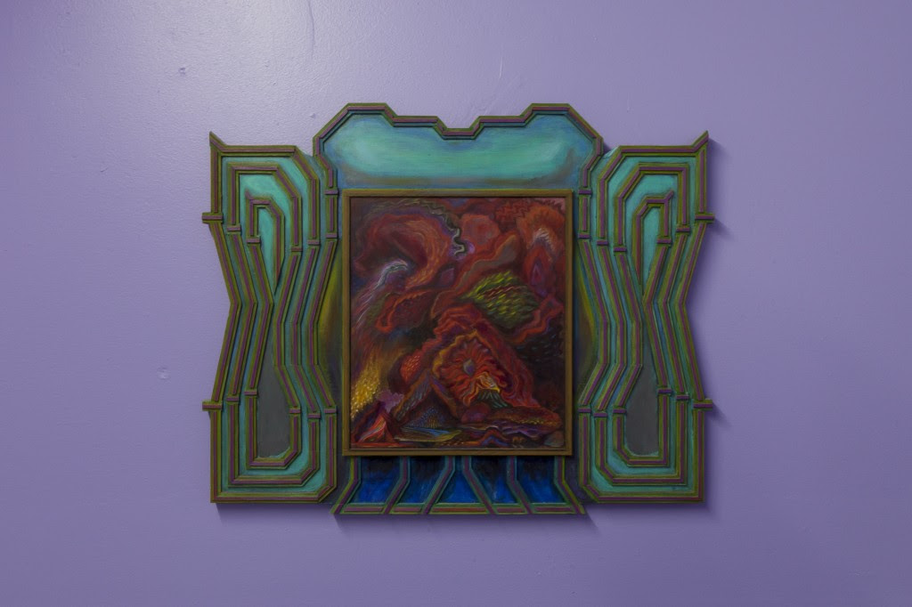 Zach Harris. Mozart Cover Band #1 , 2006-2007, Water-based paint, wood, 13 x 18 inches