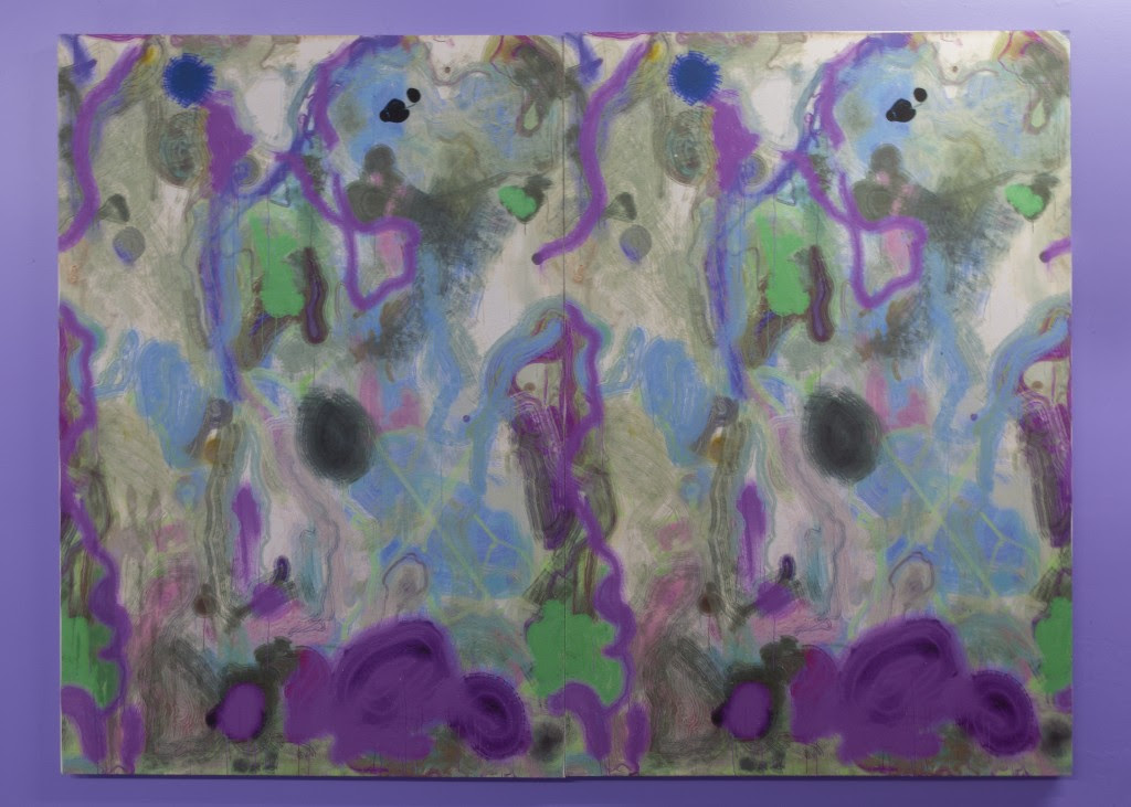 Siebren Versteeg. _looping_LG_BB_8000x12000_103 , 2013, Algorthimically generated image twice printed to canvas
