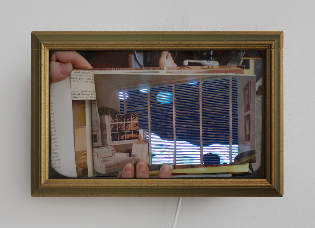 This is what it feels like in The End: Asteroid , 2014, Video, wood, C-print, 17 x 23 inches