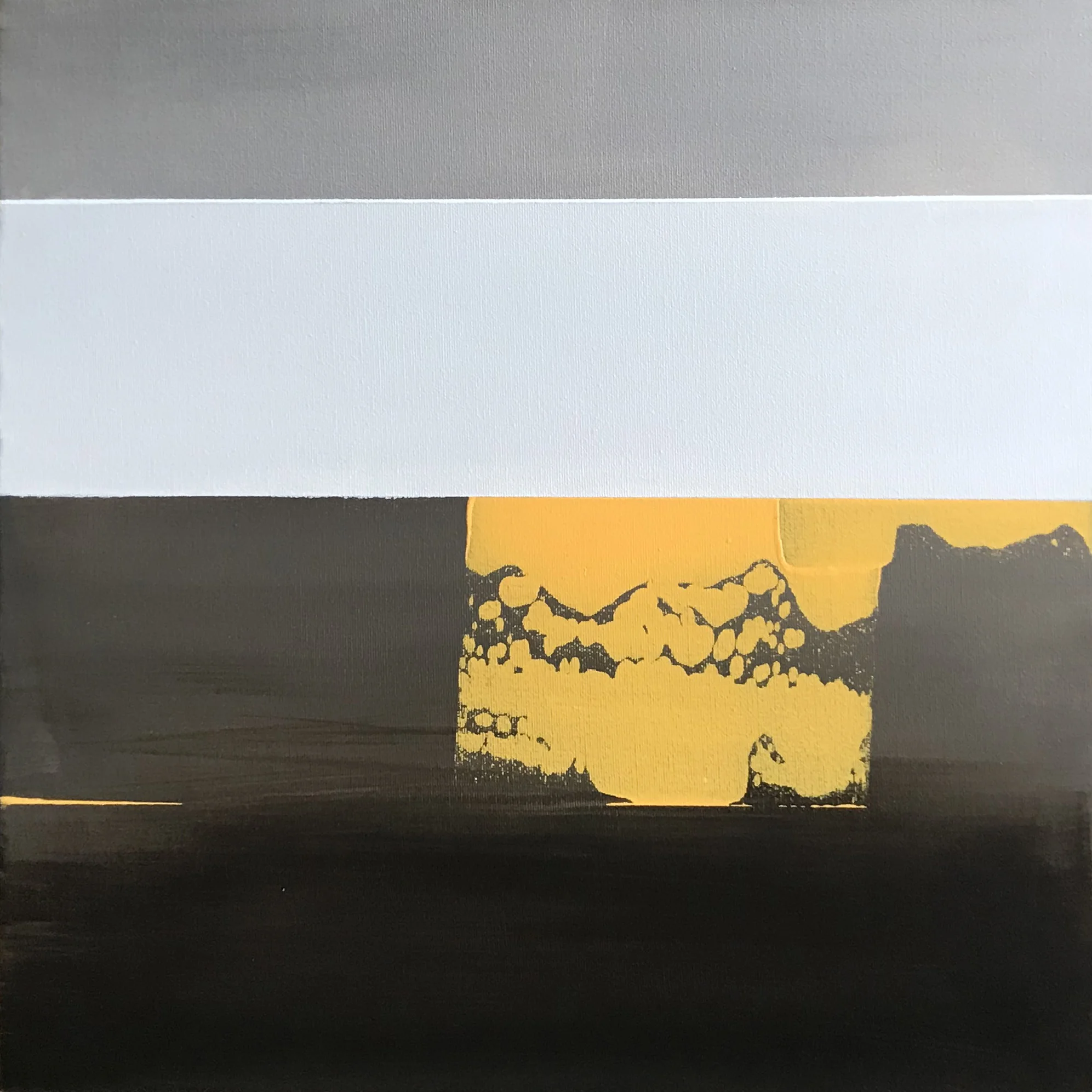   Bosquejo 7   2018, Acrylic on canvas, 16 x 16 inches 
