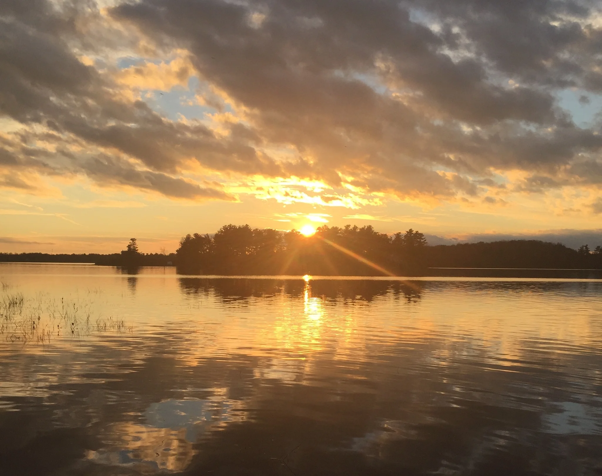 Sunset over my happy place