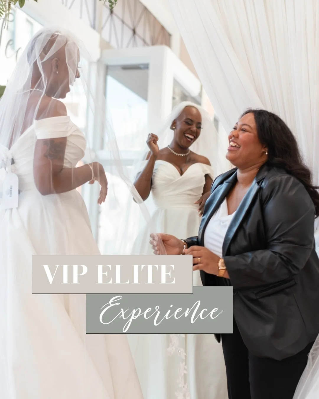 Every bride walks in with a dream, a vision, or even a little bit of nervousness&hellip; and our job is to turn that into confidence.

The Elite Experience is a personalized, luxury, size-inclusive journey designed for brides who want more than just 