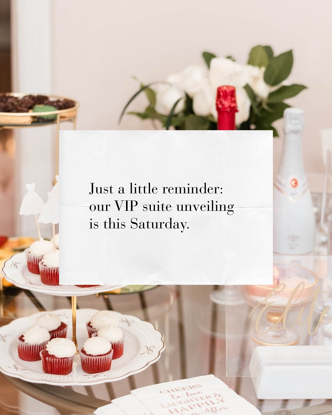 Just a little reminder&hellip; ✨

Our brand-new VIP Suite officially opens this Friday, December 20th, and we&rsquo;d love to celebrate with you. Enjoy a glass of champagne, tour the upgraded space, and see what our elevated VIP appointments will loo