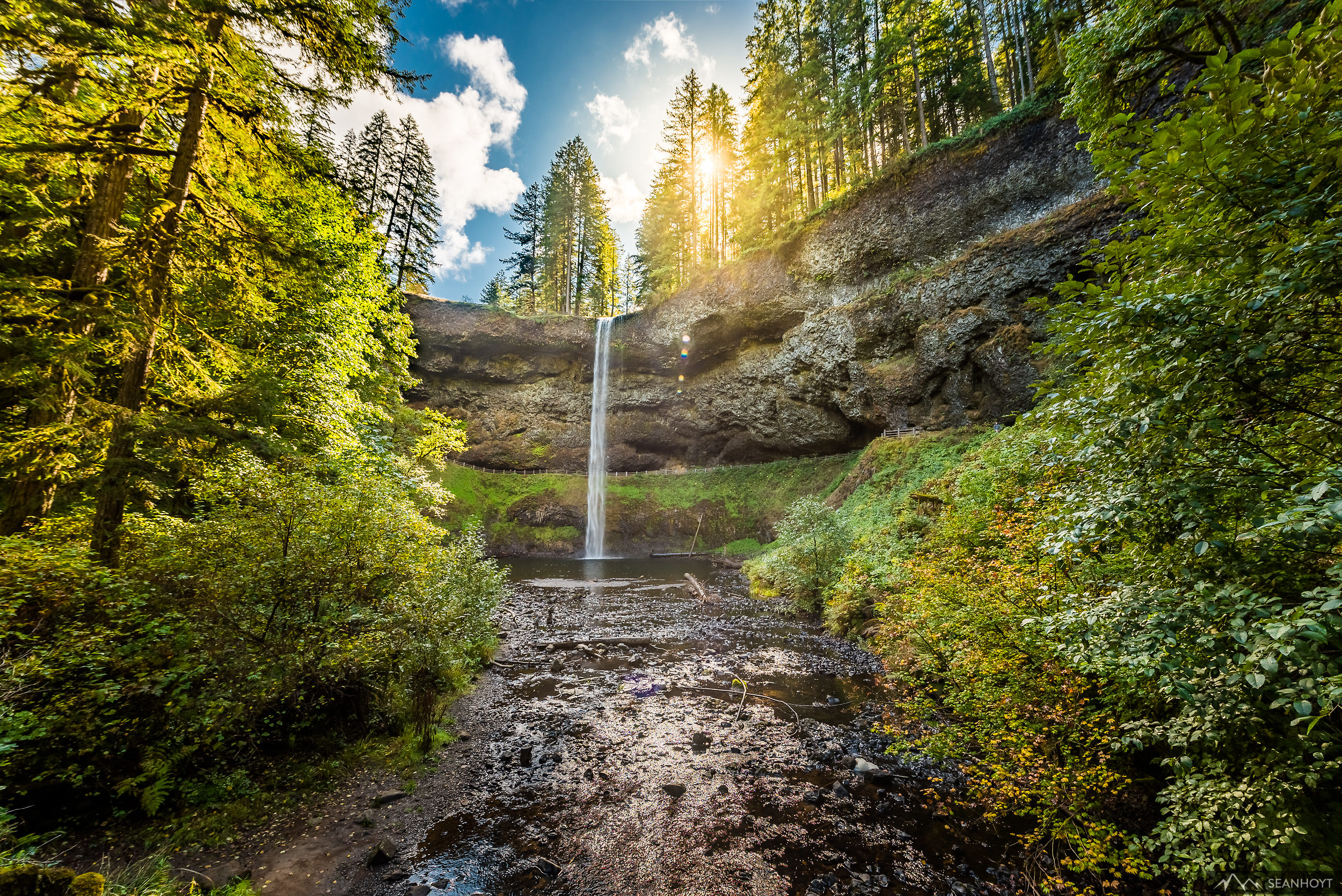 South Falls At Silver Falls State Park Sean Hoyt Landscape Art Photography