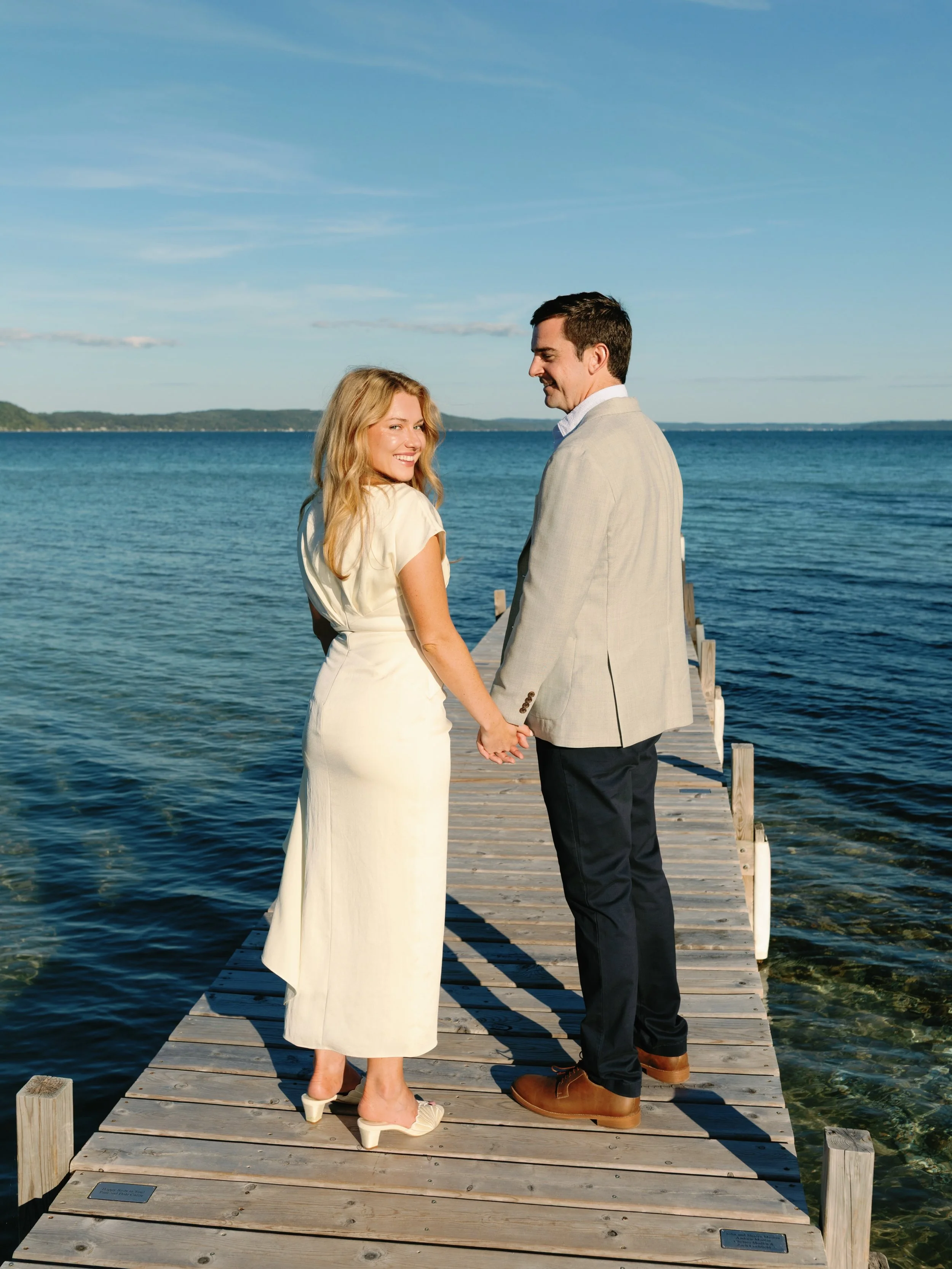 A wedding weekend on the shores of Lake Michigan.

Beach sunsets, champagne, a little wind off the water, and a special reason to make the trip north.

Michigan, you are lovely.