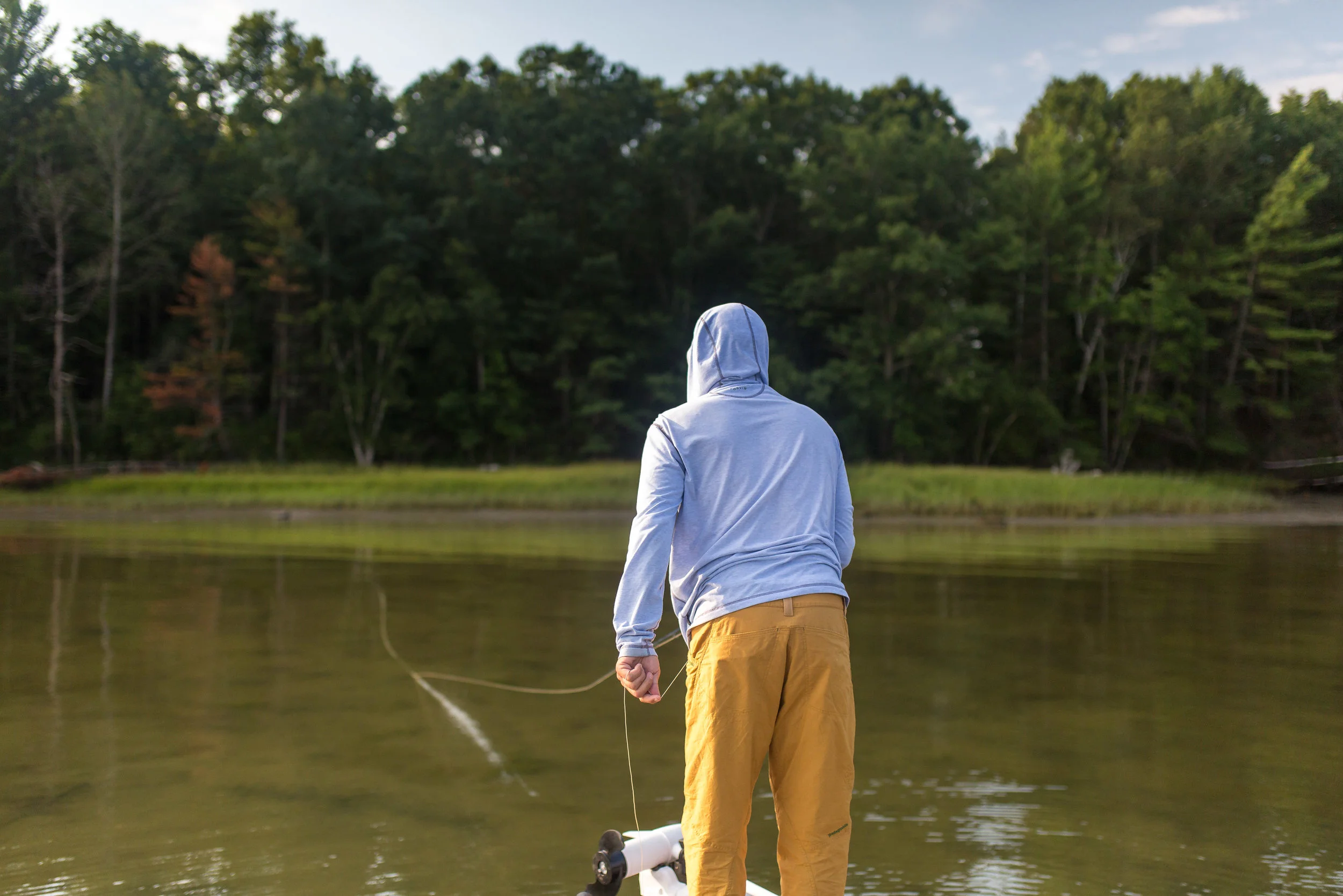 Sight fishing to striped bass on the flats is as challenging as it is rewarding.&nbsp; Water clarity is key, along with good food sources for striped bass.&nbsp; The health of this estuary is pivotal for our thriving recreational striped bass fisher…