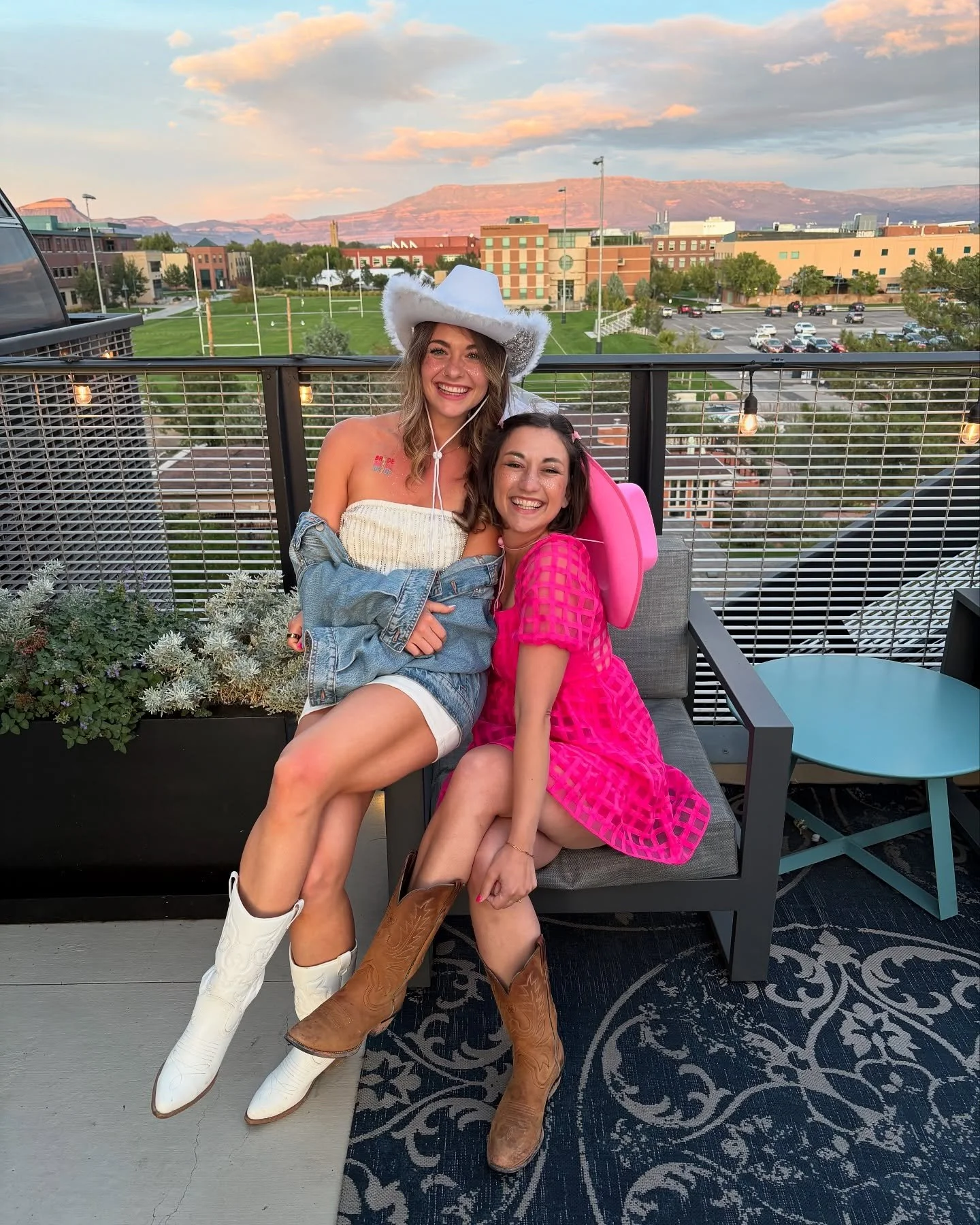 disco cowboy bachelorette!!! @laurel_kukafka and I are different in every way, but also somehow exactly the same. So much fun celebrating my sweet sis. 💓✨🤠