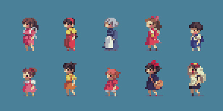 Characters from Studio Ghibli (fanart)
