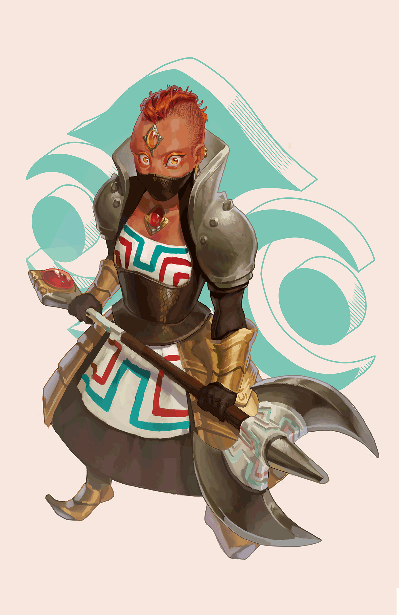 Iron Knuckle from Legend of Zelda: Ocarina of Time (fanart)