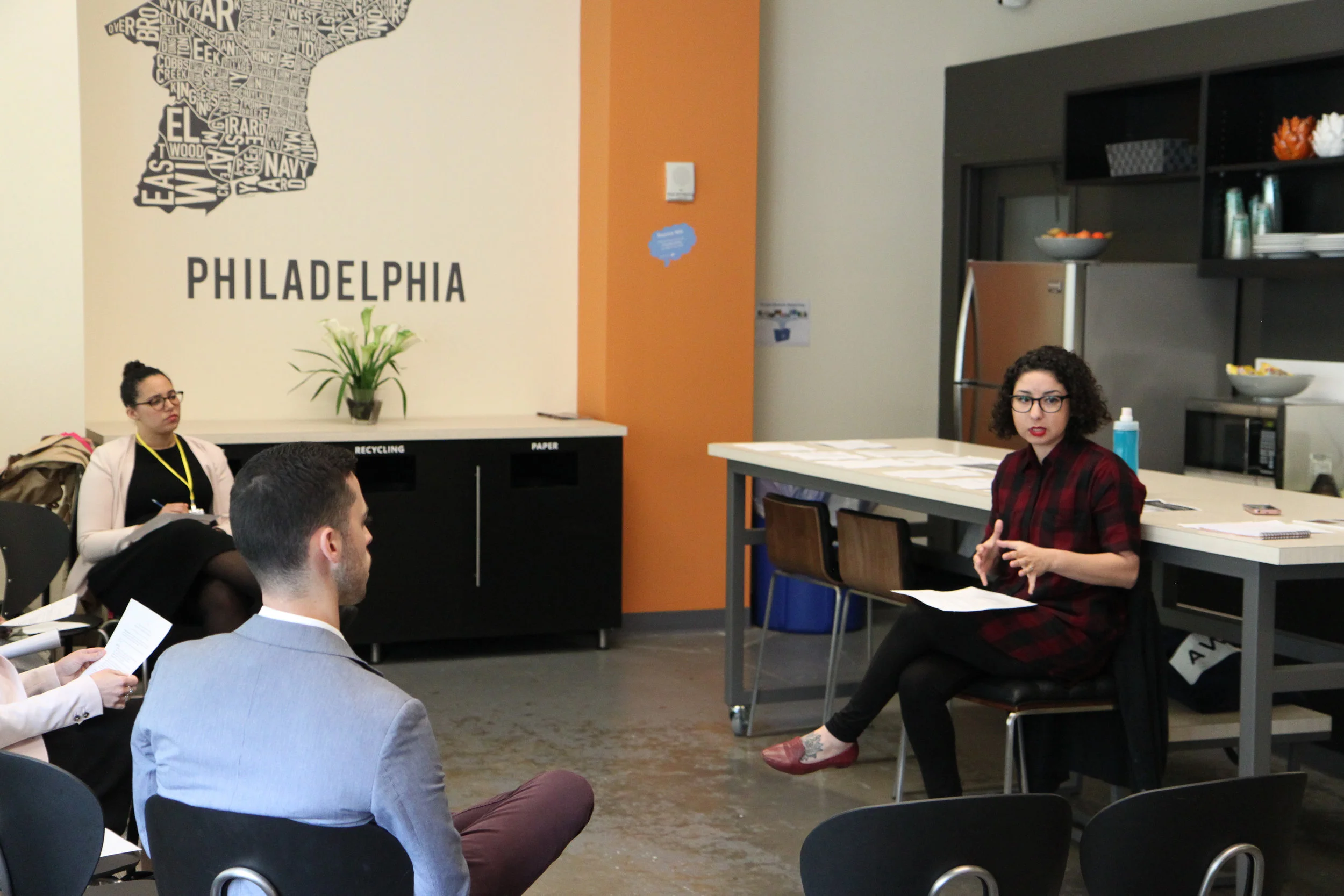Teaching a digital project management workshop at Millennial Leadership Summit in Philadelphia