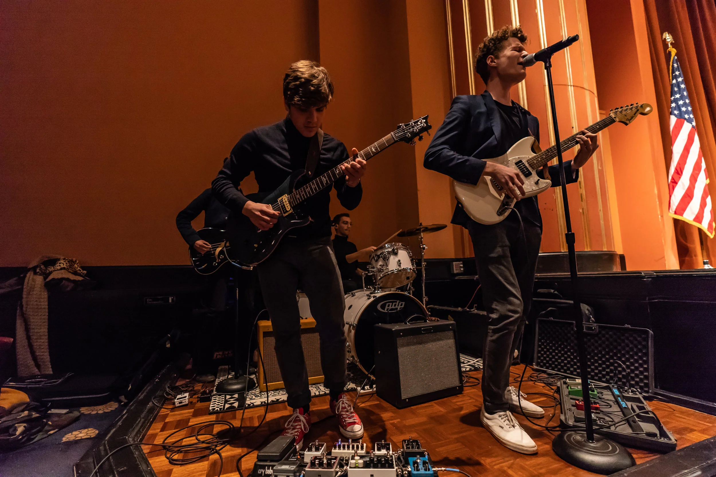 The Kelseys opening for Bernie Sanders at the Sanders-Whitmer Rally (2018).