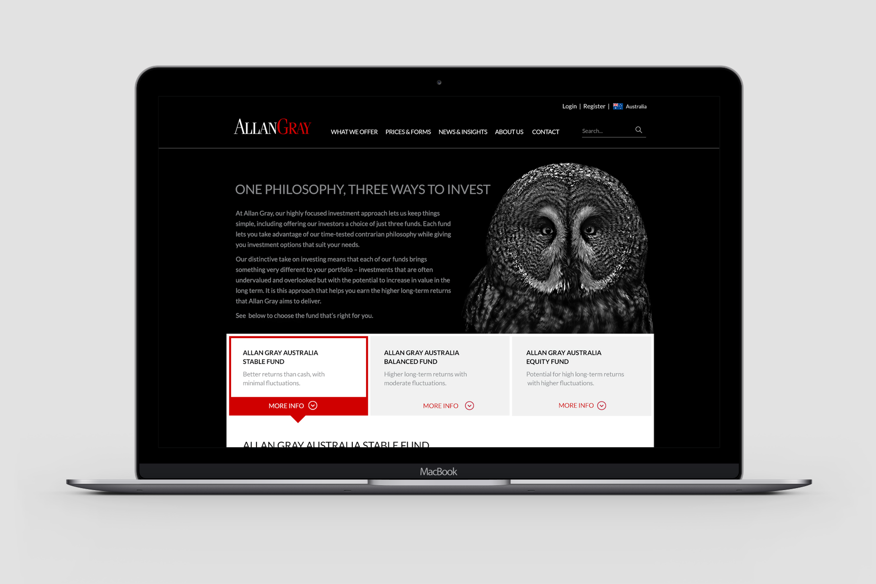 Website allangray.com.au