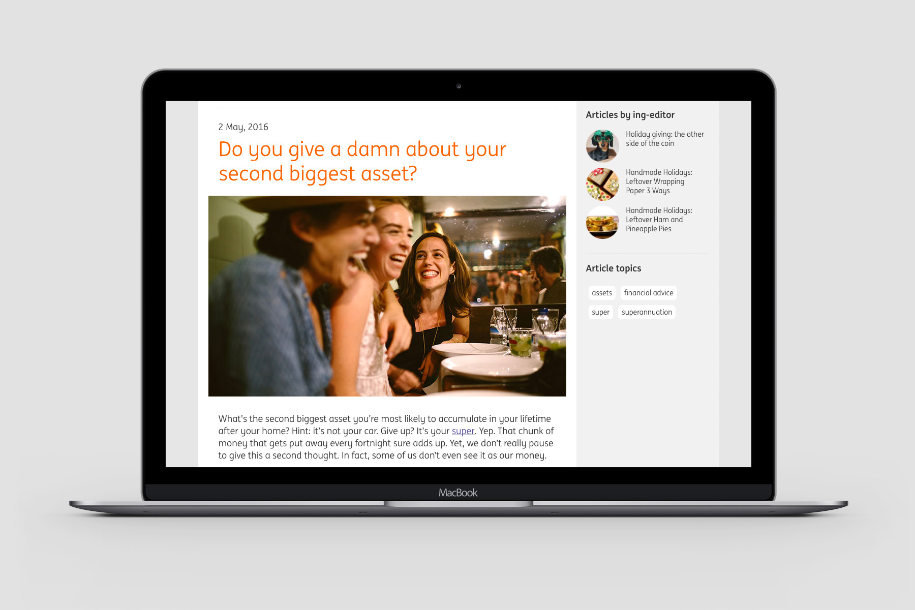 Blog content