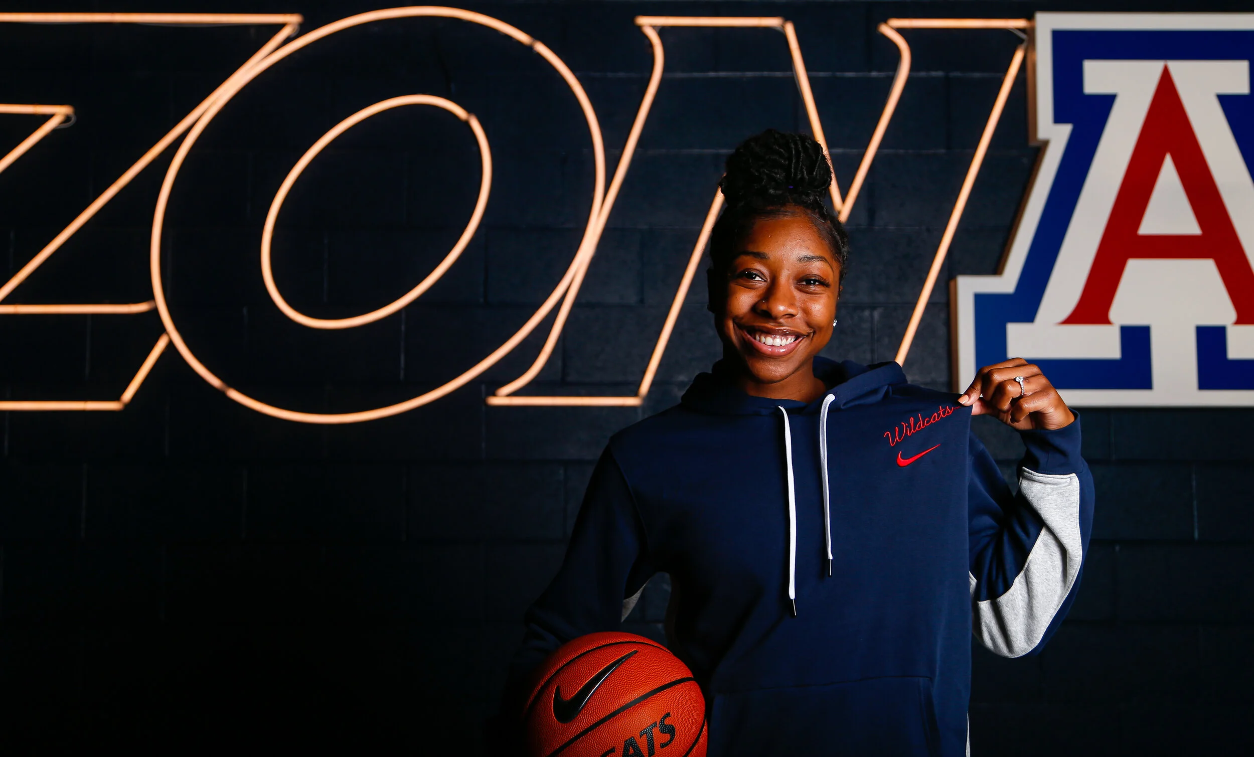  Aari McDonald, University of Arizona Women’s Basketball merch shoot 