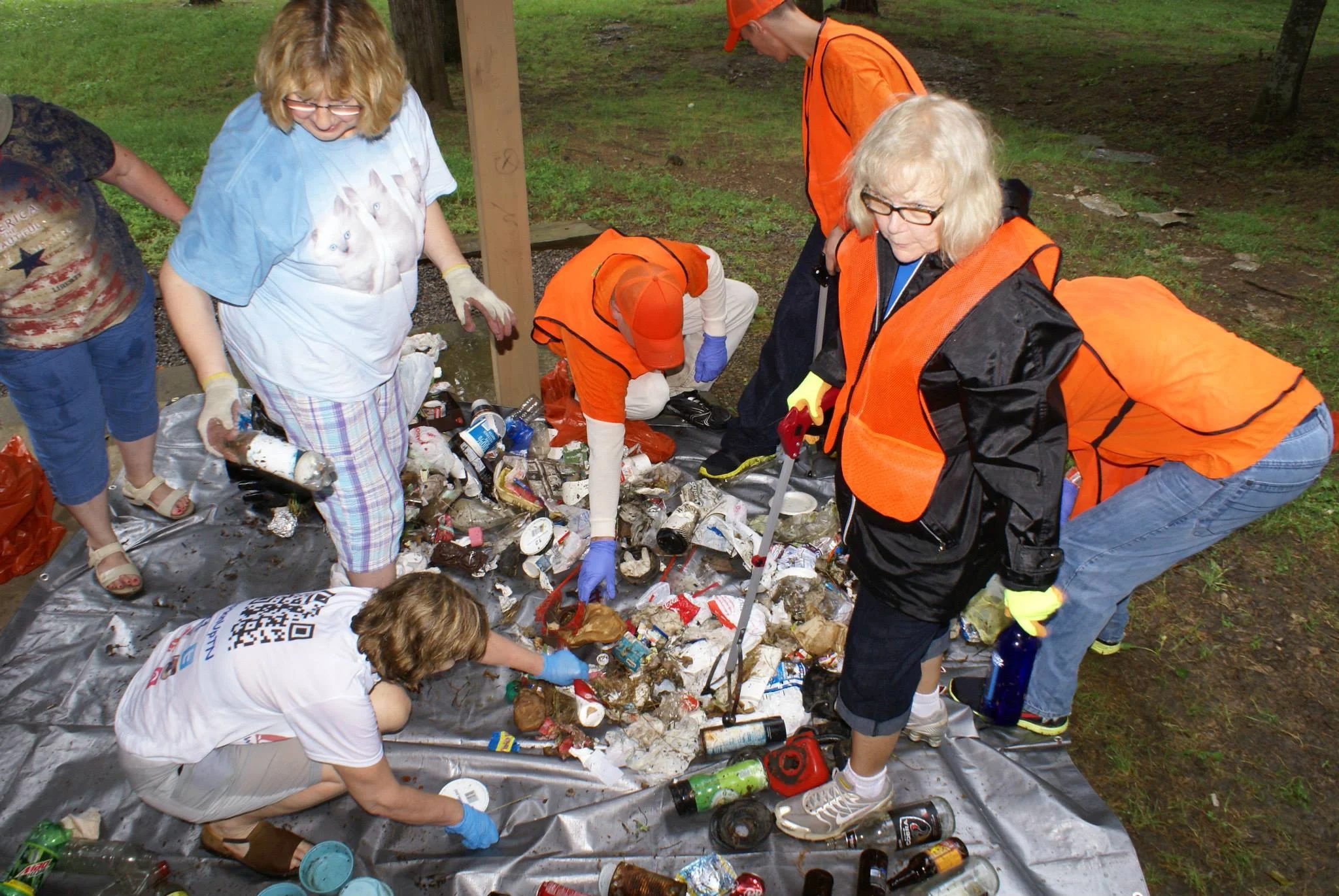 More sorting the litter at Shutes Branch.jpg