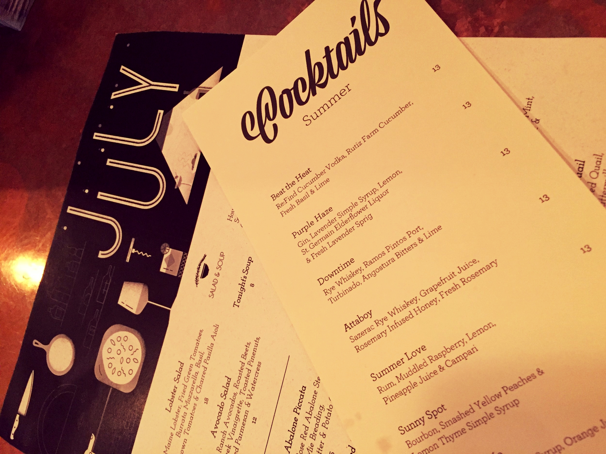 Ember Menu