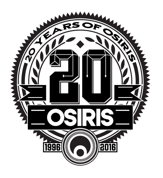  Osiris 20 years custom typeface emblem by Maxx242 