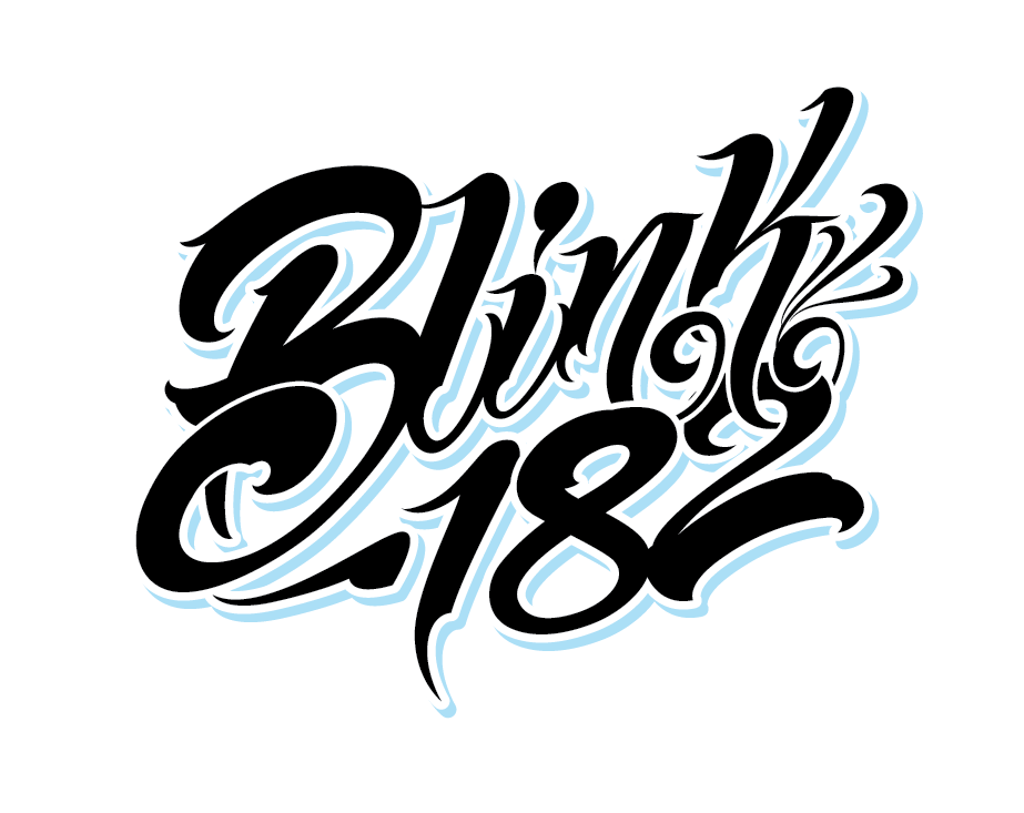  Blink-182 Custom lettering by Maxx242   